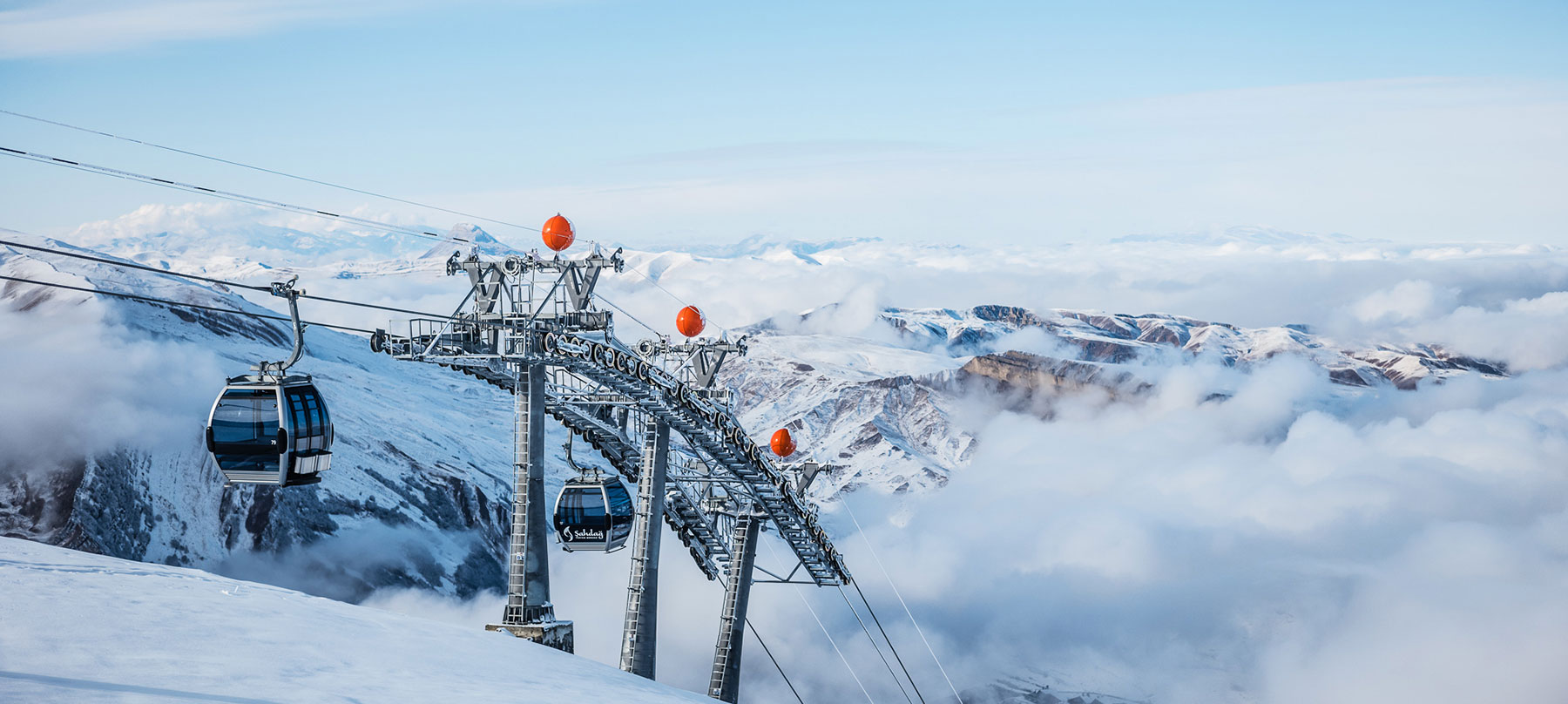 Лыжный курорт на склонах Шахдага в Азербайджане