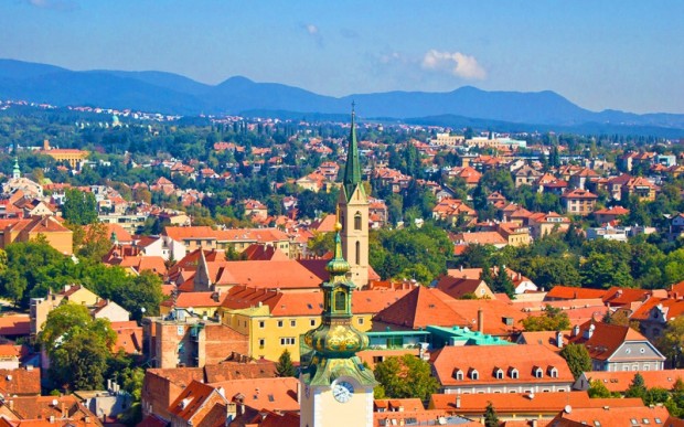 Город драконов Загреб, Хорватия