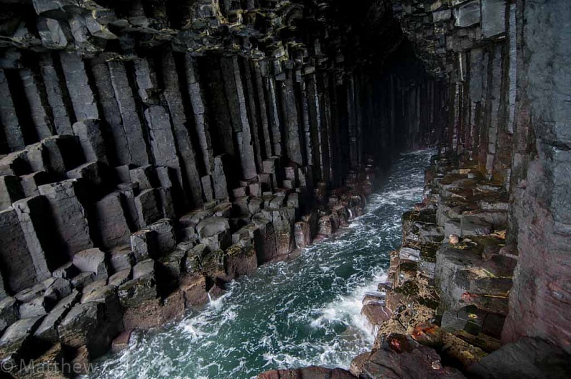 Интересные места у берегов Англии: Фингалова Пещера на острове Стафф