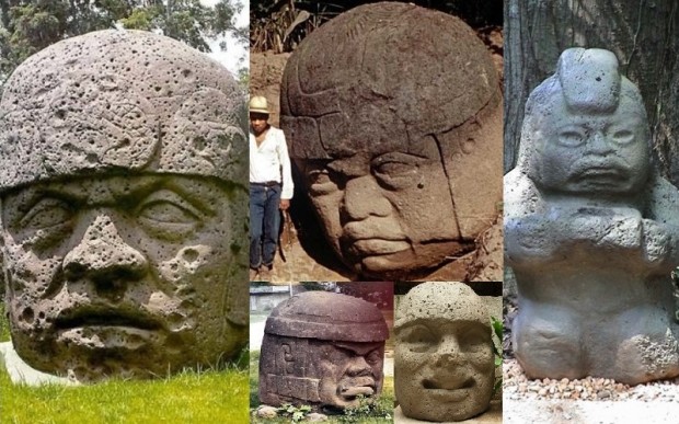 Каменные головы Ольмеков (14 фото)