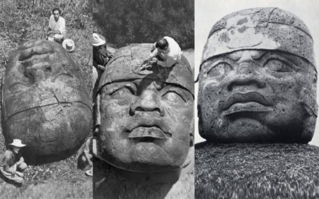 Каменные головы Ольмеков (14 фото)