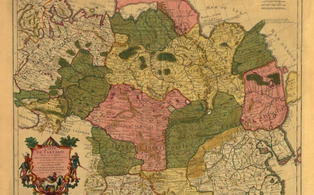 Карта мира во время Великих Географических открытий