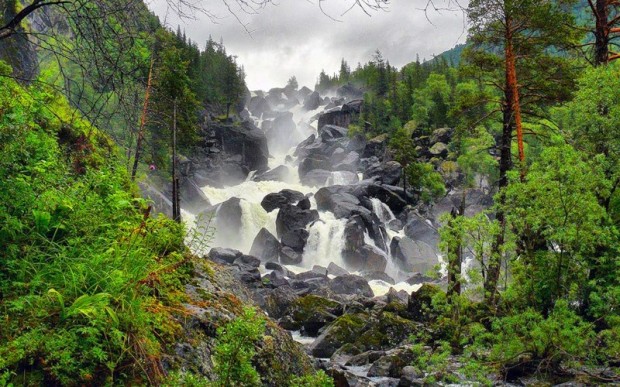 Красоты Горного Алтая – водопады