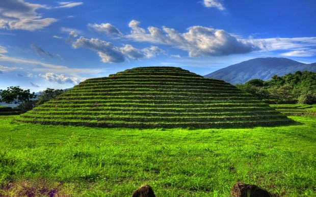 Круглая пирамида Гуачимонтонес, Мексика 