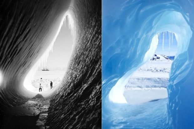 Ледяные пещеры Южного полюса 