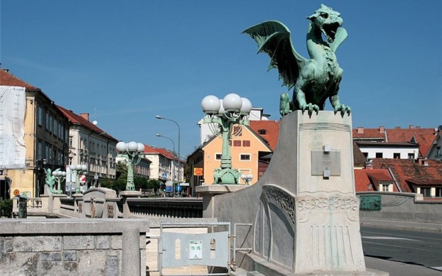Мост Змея. Любляна, Словения