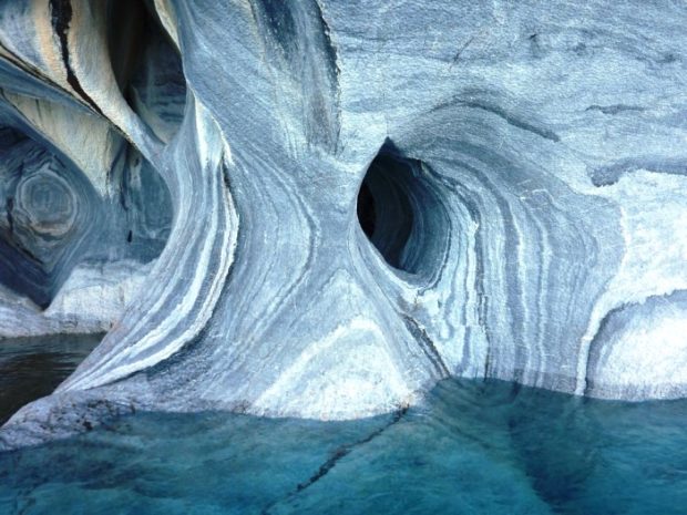 Мраморные озерные пещеры или интересные места Америки