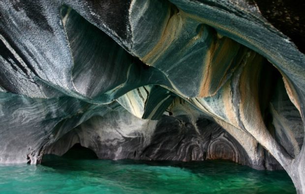 Мраморные озерные пещеры или интересные места Америки
