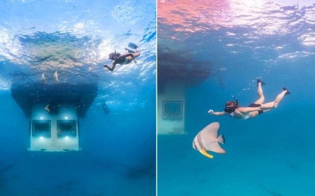 Необычный отель с подводным номером
