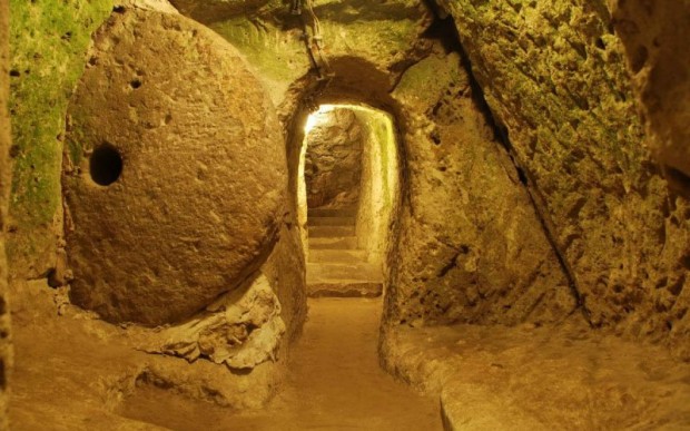 Подземный город хеттов в Каппадокии