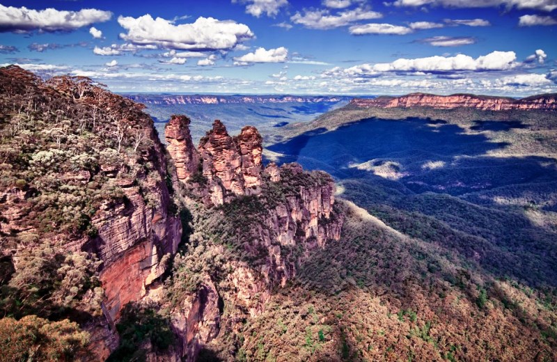 Путешествие по Австралии: скалы «Три Сестры»