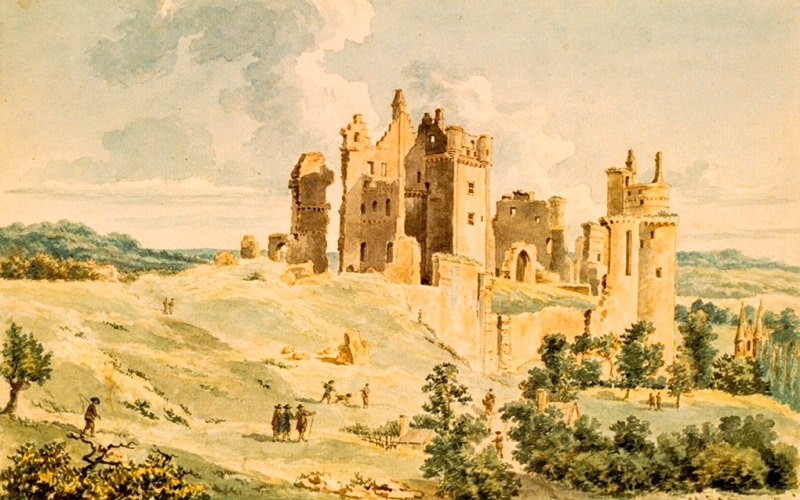 Руины замков и городов Франции на картинах 18 века